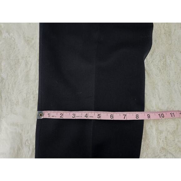 Pendleton Wool Pants Women 10P Black High Waist Pleated USA Workwear Career - Picture 9 of 12